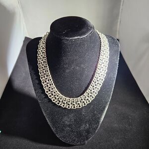 CAbi Silver Collar Necklace #2242
